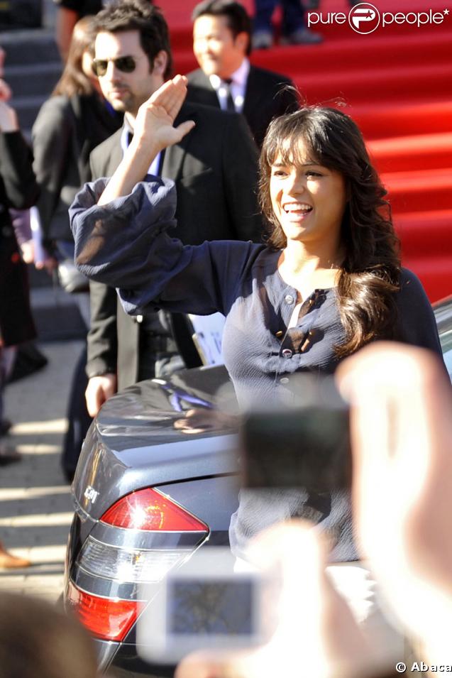 Michelle Rodriguez pour la première Lilloise de Fast & Furious 4 
