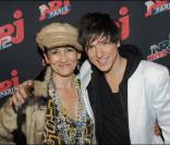Caroline Loeb et Quentin Mosimann à l'anniversaire de NRJ 12, le 18 mars au VIP Room Theater.