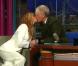 Julia Roberts embrasse David Letterman