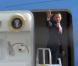 L'arrivée de Barack Obama à Los Angeles...
