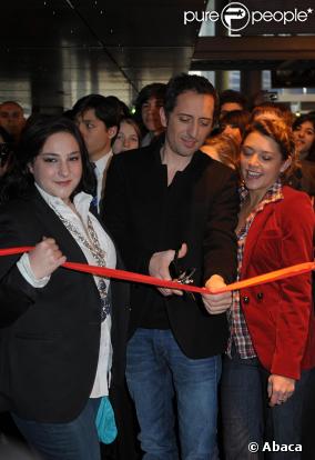 Gad Elmaleh, Emma de Caunes et Marilou Berry au Printemps du cinéma 