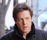 Hugh Grant lors du tournage de So did you hear about the Morgans à New York le 23 mars 2009