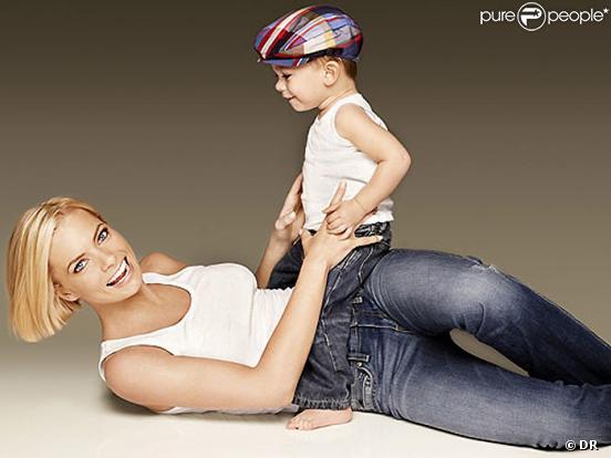 Jaime Pressly et son adorable fils Dezy pour le magazine Redbook