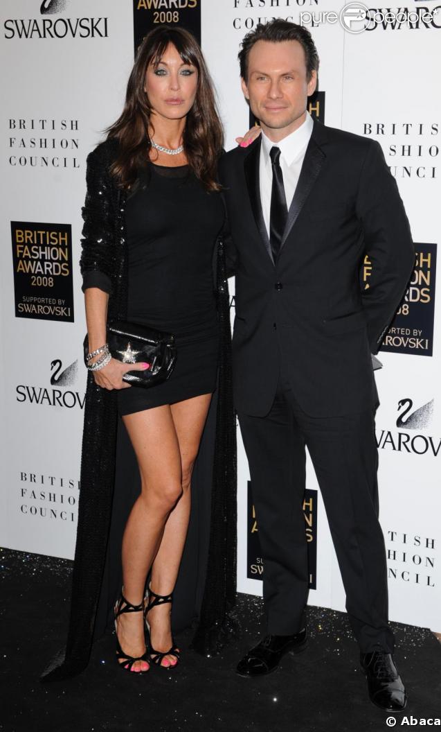Christian Slater et Tamara Mellon