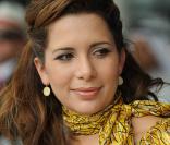 La princesse Haya de Jordanie lors du tournoi de polo Cartier de Dubaï