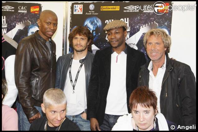 Bixente Lizarazu, MC Solaar et Laurent Paganelli posentlors de la 4e édition de 
