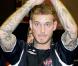 M. Pokora et tous ses tattoos, lors de la 4e édition de "Foot-Concert", qui s'est tenue à Lyon le 27 mars 2009 !