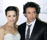 Rachel McAdams et Robert Downey Jr lors du photocall de Sherlock Holmes en octobre 2008 