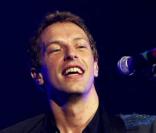 Chris Martin sur scène avec Coldplay à Londres, en décembre 2008