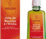 L'huile de massage à l'arnica de chez Weleda