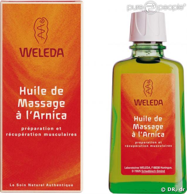 L'huile de massage à l'arnica de chez Weleda