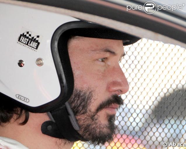 Keanu Reeves lors de la journée d'entraînement pour la 33e course annuelle Toyota en Californie
