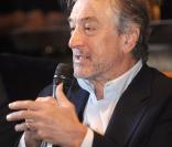 Robert de Niro inaugure à Moscou le 9 avril 2009 le nouveau restaurant Nobu dont il est le co-propriétaire