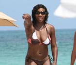 Serena Williams célèbre sa... défaite après le tournoi de Key Biscayne, le 5/04/09