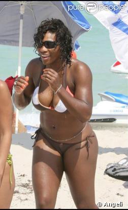 Serena Williams célèbre sa... défaite après le tournoi de Key Biscayne, le 5/04/09