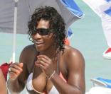 Serena Williams célèbre sa... défaite après le tournoi de Key Biscayne, le 5/04/09