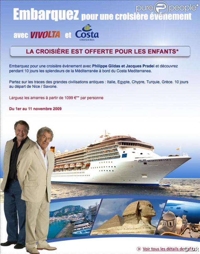 Philippe Gildas et Jacques Pradel vous propose... une croisière !