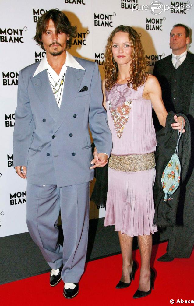 Johnny Deep et Vanessa Paradis en 2006