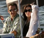 Le couple présidentiel formé par Nicolas Sarkozy et Carla Bruni