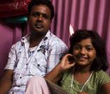 Rubina Ali de Slumdog Millionaire avec son père