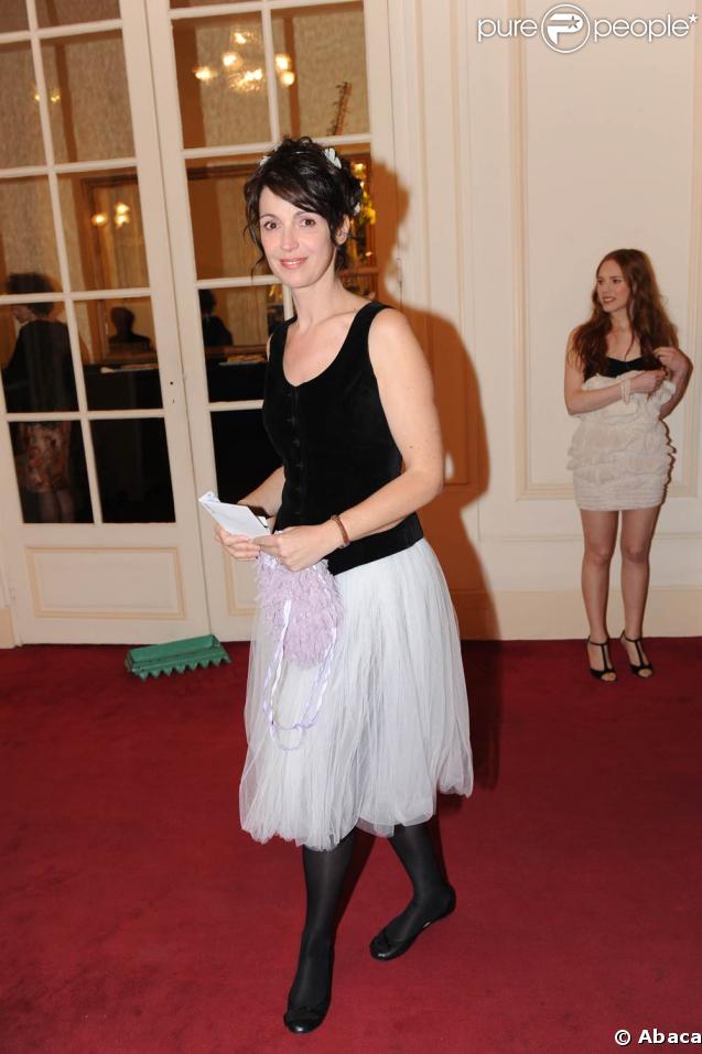 Zabou Breitman, lors de la 23e cérémonie des Molières, au Théâtre de Paris, le 26 avril 2009 !