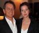 Bernard et Sara Giraudeau, lors de la 23e cérémonie des Molières, au Théâtre de Paris, le 26 avril 2009 ! Le père était très fier de sa fille, ravissante dans une robe Paule Ka. 