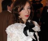 Sylvie Testud, lors de la 23e cérémonie des Molières, au Théâtre de Paris, le 26 avril 2009 !