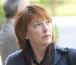 Blanche Raynal - Obsèques de Macha Béranger à Paris en l'église de Saint-Eustache dans le 1er arrondissement le 30 avril 2009