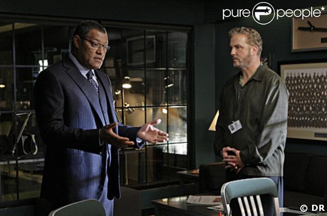 Les Experts : Las Vegas, Laurence Fishburne et William Petersen  