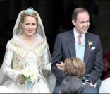    Mariage de Jean d'Orléans et de Philomena de Tornos y Steinhart en la cathédrale de Senlis.   