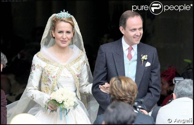   Mariage de Jean d'Orléans et de Philomena de Tornos y Steinhart en la cathédrale de Senlis.   
