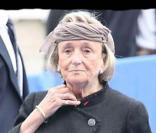    Bernadette Chirac au mariage de Jean d'Orléans et de Philomena de Tornos y Steinhart en la cathédrale de Senlis.   
