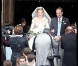    Mariage de Jean d'Orléans et de Philomena de Tornos y Steinhart en la cathédrale de Senlis.   