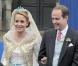    Mariage de Jean d'Orléans et de Philomena de Tornos y Steinhart en la cathédrale de Senlis.   