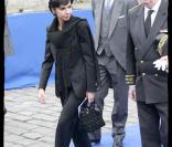    Rachida Dati au mariage de Jean d'Orléans et de Philomena de Tornos y Steinhart en la cathédrale de Senlis.   