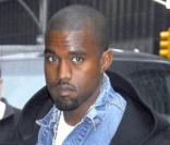 Kanye West à son arrivée au  Late Show With David Letterman , hier à New-York