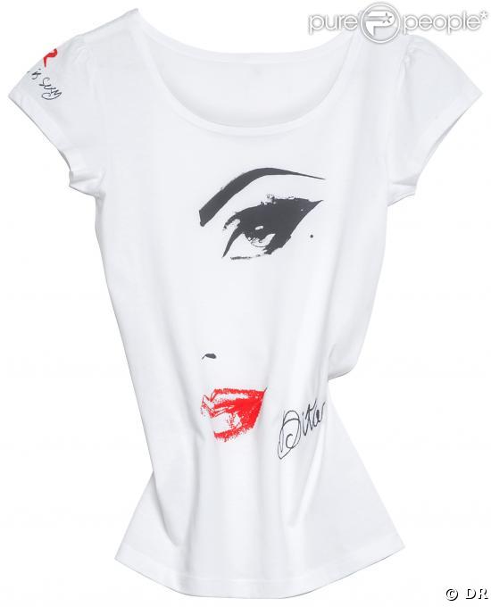 T-shirt imaginé par Dita Von Teese pour H&M