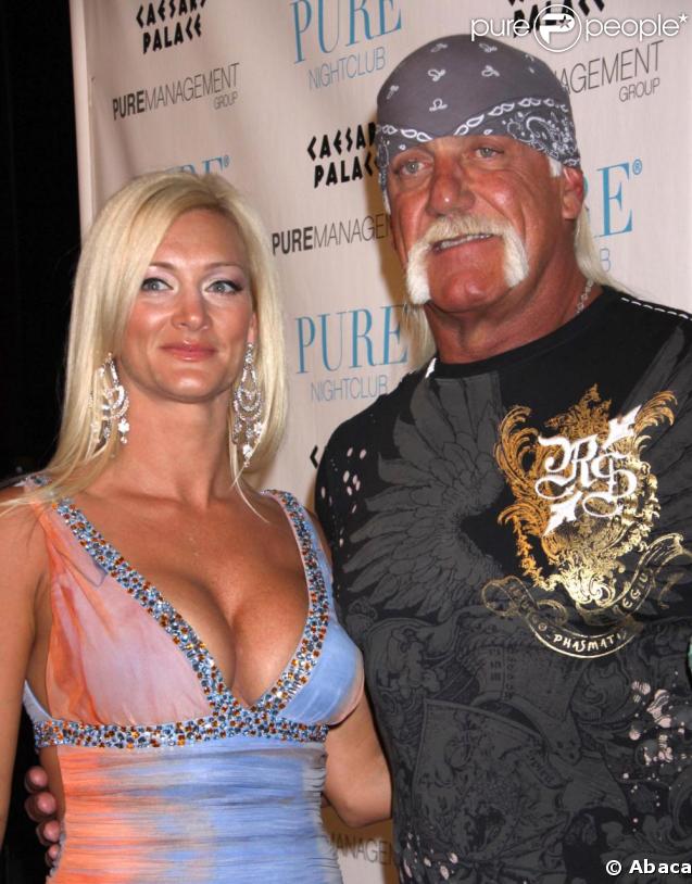Hulk Hogan et Jennifer McDaniel, à l'anniversaire de Brooke Hogan, au PURE Nightclub, à Las Vegas. 06/05/09