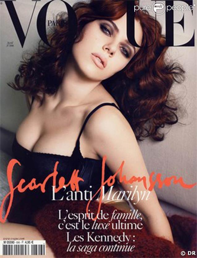 Scarlett Johansson... sexy en couverture de 