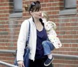 Jennifer Garner et sa fille Violet qui font les courses à Boston
