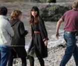 Keira Knightley est en plein tournage à Clevedon, pour son prochain film Never Let Me Go