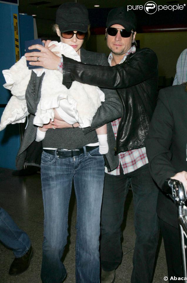Nicole Kidman, Keith Urban et leur fille Sunday Rose 