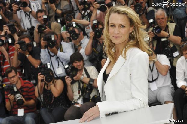 Robin Wright lors du photocall du Festival de Cannes