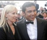 Katia, la fille de Charles Aznavour, et son compagnon Jean-Rachid