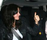 Courteney Cox et David Arquette à Los Angeles, en amoureux