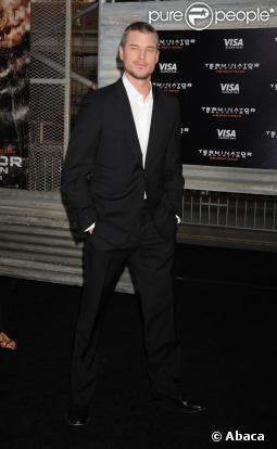 Eric Dane en solo à la première du film Terminator hier à Hollywood