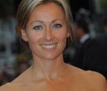 Anne-Sophie Lapix pour la montée des marches au Festival de Cannes le 15 mai 2009