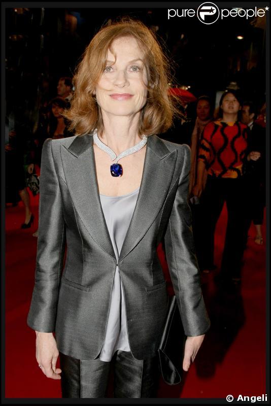 La présidente du jury du Festival de Cannes, Isabelle Huppert 