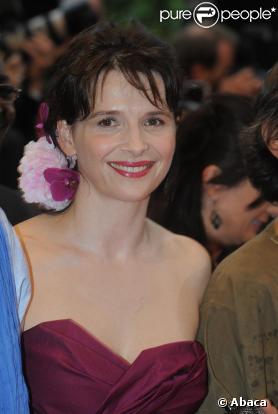 Juliette Binoche, lors de l'inauguration des Cinémas du Monde...