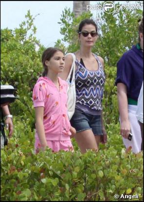 Teri Hatcher et sa fille Emerson Rose en vacances à Miami
